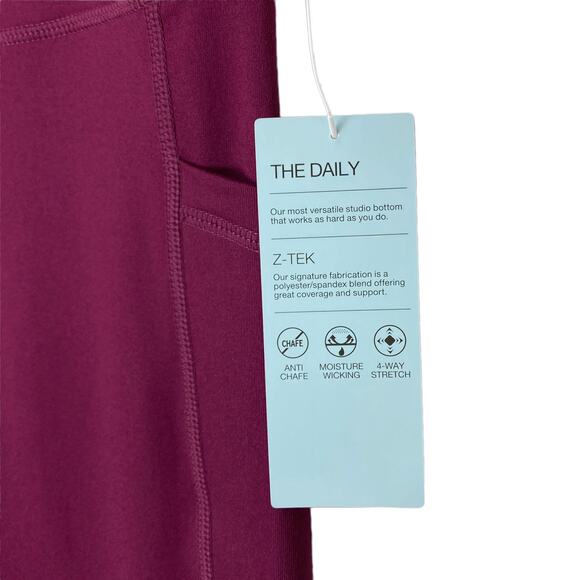 Z by Zella High Waist 7/8 Daily Pocket Leggings in Purple Caspia, XS - Picture 8 of 9